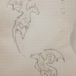 ドラゴン 下書き